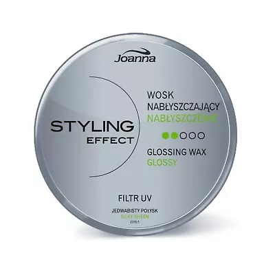 £6.99 • Buy Joanna Styling Effect Glossy Hair Wax Silky Sheen Gel Light Hold Gum UV Filter