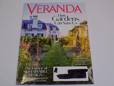 Veranda Magazine Mar Apr 2021 Gardens Sustainable Design Ecotourism Luxe Hotels • $9.99