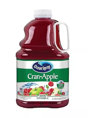 Ocean Spray Cranberry Apple Juice Drink 101.4 Fl Oz 3 Liter Bottle • $7.85