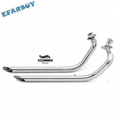 Virago 750 XV750 Polish Exhaust Muffler Pipe System For Yamaha Virago 1100 750 • $277.89