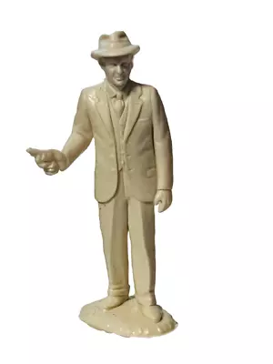 Louis Marx Untouchables Capone Mob Robber Toy Soldier Plastic Figure WHITE Ness • $15.91