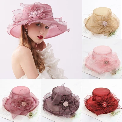 $21.84 • Buy Women's Church Kentucky Derby Fascinator Bridal Tea Party Wedding Hat