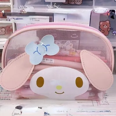 Sanrio Kuromi My Melody Cinnamoroll Hello Kitty Pencil Case Stationery Bag • $17.59