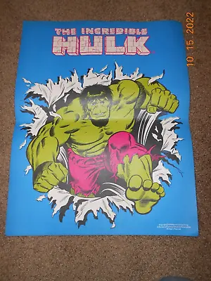 The Incredible HulkRare 1979 Poster From Marvel Cadence Enterprise 17x22 PBX506 • $10