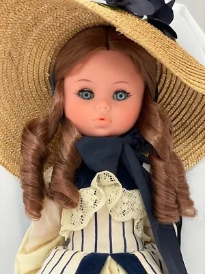 Vintage 17   Zanini  Zambelli Doll Italy With Sleepy Eyes & Rooted Hair • $70