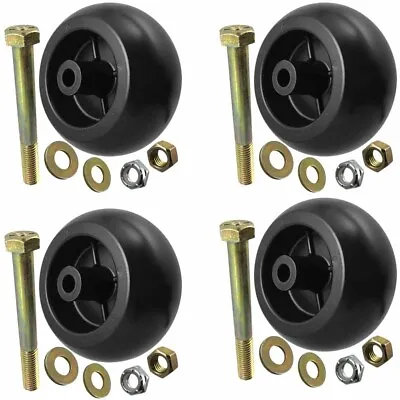 4Pk Hustler Mower Deck Wheel Raptor SD Super Sport FasTrak SD 788166 781567 • $33.19