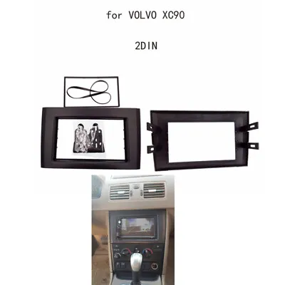 2 Din Car Radio Fascia Stereo Panel CD Trim Frame Kit For Volvo XC90 2002-2014 • $22.63