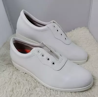 Dinkles Glide Marching Band Lace Up Oxford Shoes White Size 8.5 Men - 10.5 Women • $29.71