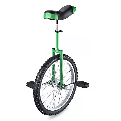 20  Green Unicycle Cycling Scooter Circus Bike Skidproof Tire Balance Exercise • $80.91
