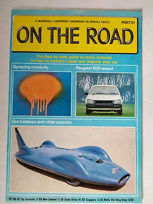 On The Road Marshall Cavendish Motoring Car Magazine Partworks 1980  Number 91 • £4.49