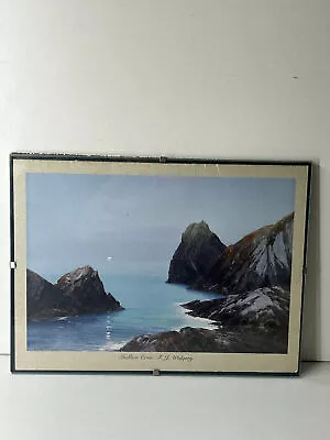 Mullion Cove By F. J. Widgery Small Art Print In Clip Frame  • £19.99