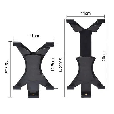 Tablet Stand Adjustable Tablet Tripod Mount Adapter Tablet Clamp Holder For IPad • £5.99