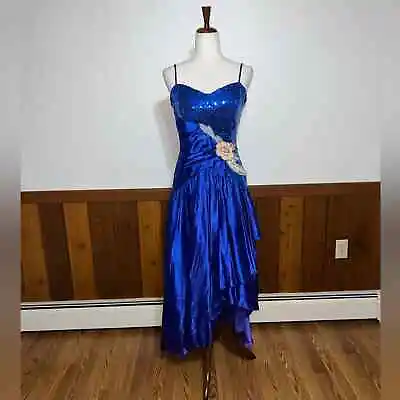 Beautiful Vintage 90s Nadine Sequin Pageant/Prom Gown! • $50