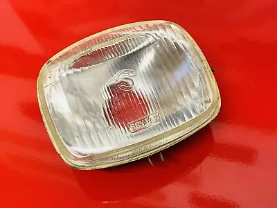 LAMBRETTA INDIAN GP125 GP150 GP200 GENUINE 1970s SIL USED GLASS HEAD LAMP UNIT • $56