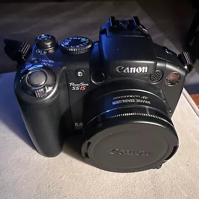 CANON PowerShot S5 IS Digital Zoom Camera 8.0MP 12x • $34.99