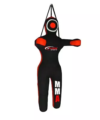 100% Canvas Heavy Duty Boxing Grappling HANGING Punching Dummy MMA   5 FT  • $54.99