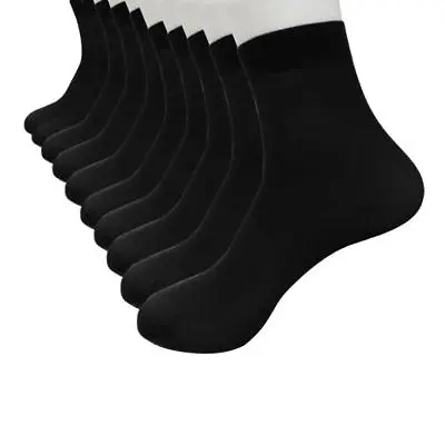 $9.37 • Buy Bamboo Fiber Ultra-thin Elastic Silky Short Silk Stockings Men Socks 10Pairs US