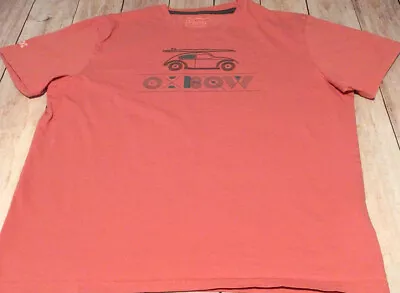 Oxbow VW Bug Mens Short Sleeve Cotton T-shirt Salmon Color Size XL • $11.95