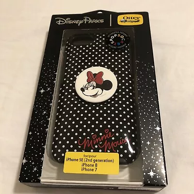 Disney Otterbox Symmetry IPhone 7 8 Minnie Mouse Popsocket Grip Case • $29.95
