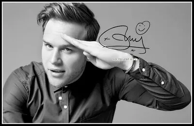 Olly Murs Autographed Cotton Canvas Image. Limited Edition (OM-309) • £9.59