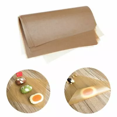 £5.99 • Buy 50pcs DIY Brown Wax Tissue Paper Wedding Xmas Candy Sweets Food Gift Wrapping