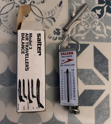 £0.99 • Buy Vintage Salter Model 3 Balance For Air Travellers  With Original Box