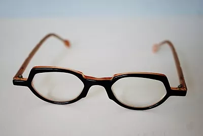 Rare Vintage ANNE ET VALENTINE Lunettes Luxury Eyeglasses France Oval Lens • $279