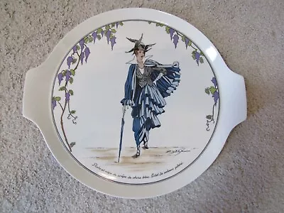 Villeroy & Boch Design 1900 Art Nouveau Woman Cake Plate • $39.95