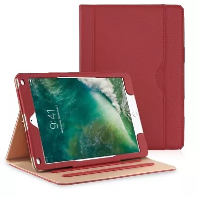 Luxury Magnetic Leather Wallet Stand Case Cover For IPad Air Air 2 A1474 A1566 • £10.99