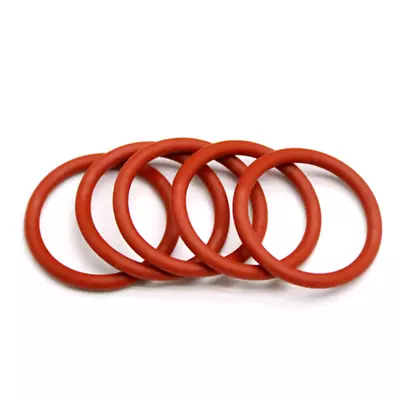 3.0mm Cross Section Silicone O Ring Food Grade Red Seal Gasket OD 36mm-100mm • £1.74