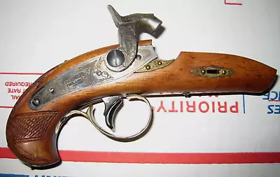 Pedersoli Philadelphia Derringer Deringer Pistol Wood Stock Percussion Lock • $175