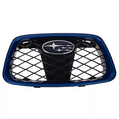 $147 • Buy OEM 2006-2007 Subaru Impreza Front Center Grille Assembly Blue Mica 91121FE231PG