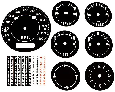 Premium Dash Decal 70-74 E Body Barracuda Cuda AAR FULL KIT 120MPH • $57.81