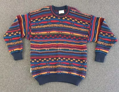 🔶️vintage 100% Wool Toorallie Coogi Cuggi Style Sweater Jumper Size S Mens  • $149.99