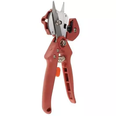 Red Garden Scissors Grafting Tool Fruit Tree Pruning Shears Bonsai Pruner • £12.89