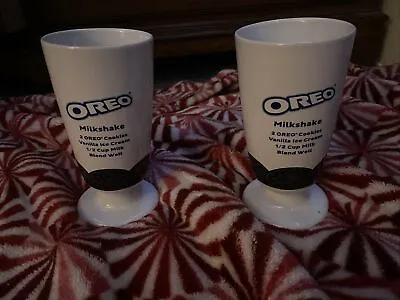 Oreo Milkshake Glasses 16 Oz. Set Of 2 • $15