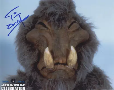 £16.95 • Buy TIM DRY As J'Quille - Star Wars: ROTJ GENUINE SIGNED AUTOGRAPH