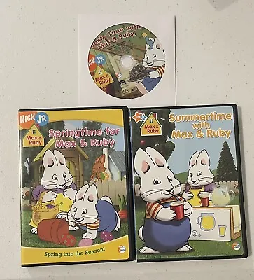 Nick Jr Max & Ruby Dvd Lot Springtime For Max & Ruby Summertime For Party Time • $11.99