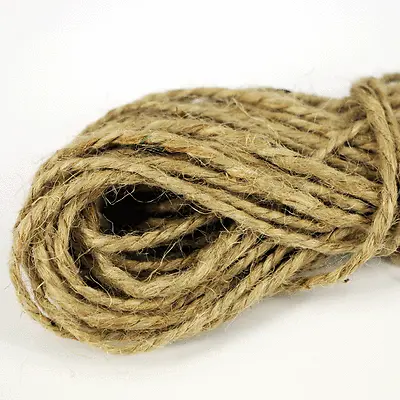 Thick Rustic Natural Jute Gardeners Garden  Twine 10m Pack Plain Ties  • £2.50