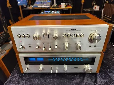 Vintage Nikko TRM-800 & FAM-800 Stereo Amplifier & Tuner Excellent JAPAN 💥VIDEO • $899