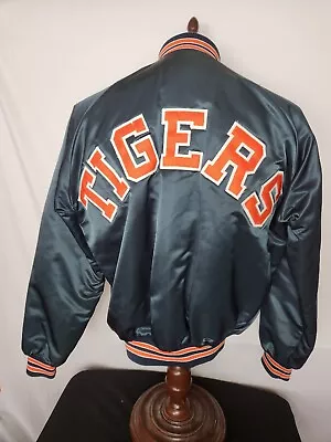 🚨🔥Vintage Chalk Line L Detroit Tigers Starter Style Spellout Jacket EUC! • $599.99