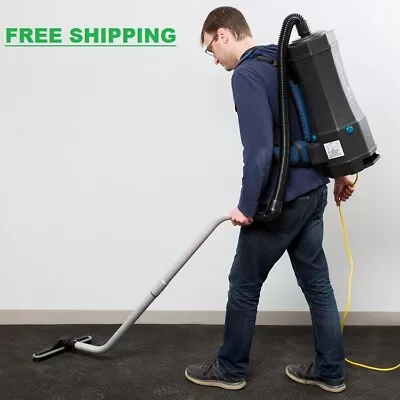 $277.76 • Buy Backpack Vacuum With HEPA Filtration Commercial Cleaner Vac Include 8pcs Toolkit