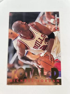 1995-96 Fleer Michael Jordan Total D #3  Chicago Bulls (BMJ65) • $3.95