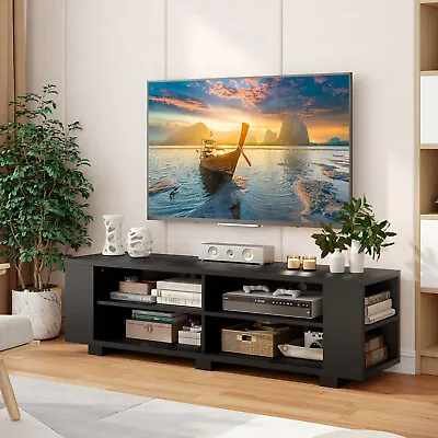 TV Stand Entertainment Media Center Console Table For TV's Up To 65  Black • $119.99