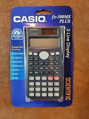 Casio Fx-300MS Plus Scientific Calculator 2 Line Display Multi Replay NEW • $33.72