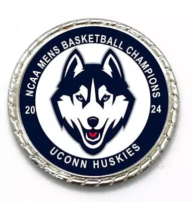 Tribute Coin UConn Huskies 2024 NCAA Mens Basketball Championship Champions • $14