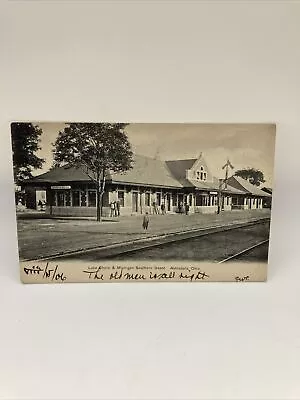 Vintage Postcard Lake Shore & Michigan Southern Depot Ashtabula Ohio • $4.24