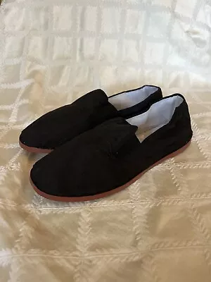 Kung Fu Tai Chi Shoes Martial Arts Rubber Sole Slip On Ninja Slippers Size 7.5 W • $7.50