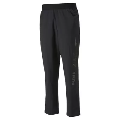 Puma Train Ultraweave Joggers Mens Black Casual Athletic Bottoms 52231901 • $17.99