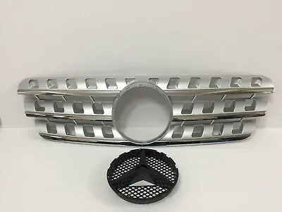 Front Grille Assembly Shiny Silver For '1996-'2005 Mercedes Benz W163 ML-Class   • $188